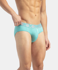 Tactel Microfiber Elastane Stretch Solid Brief with Moisture Move Properties - Meadow Brook