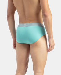 Tactel Microfiber Elastane Stretch Solid Brief with Moisture Move Properties - Meadow Brook