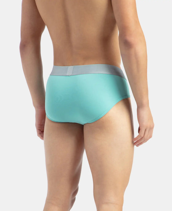 Tactel Microfiber Elastane Stretch Solid Brief with Moisture Move Properties - Meadow Brook