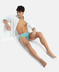 Tactel Microfiber Elastane Stretch Solid Brief with Moisture Move Properties - Meadow Brook