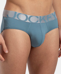 Tactel Microfiber Elastane Stretch Solid Brief with Moisture Move Properties - Provincial Blue