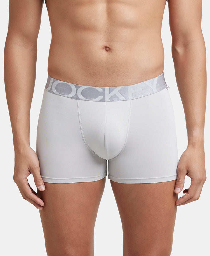 Tactel Microfiber Elastane Stretch Solid Trunk with Moisture Move Properties - High Rise