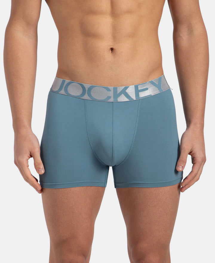 Tactel Microfiber Elastane Stretch Solid Trunk with Moisture Move Properties - Provincial Blue