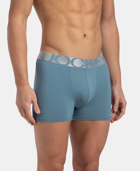 Tactel Microfiber Elastane Stretch Solid Trunk with Moisture Move Properties - Provincial Blue