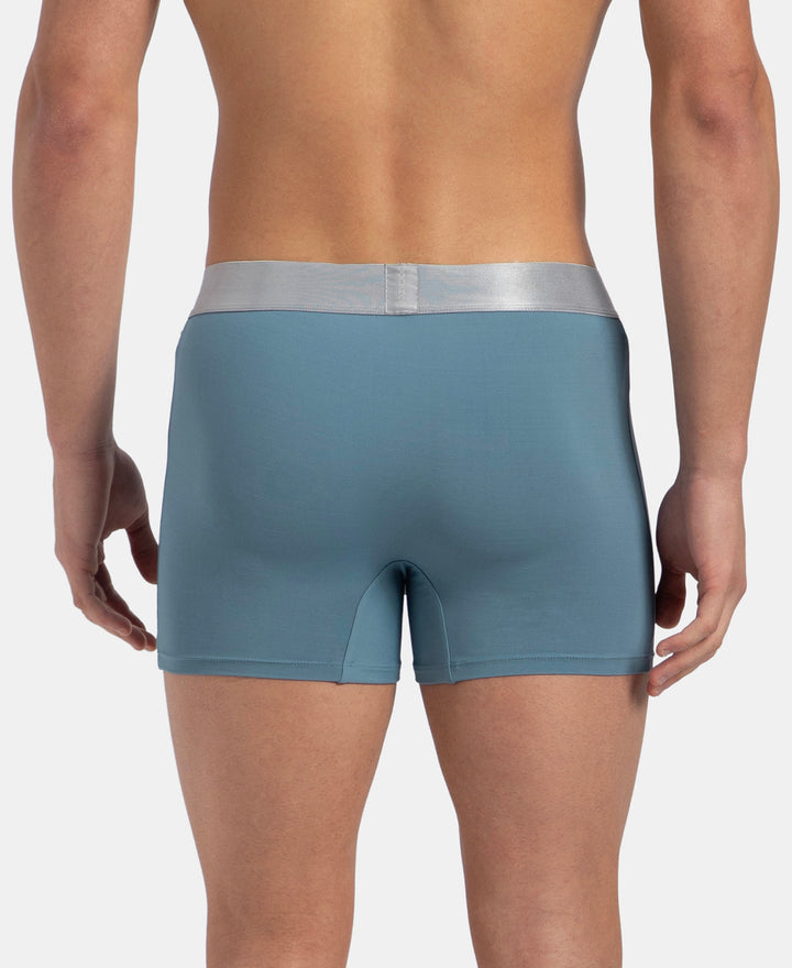 Tactel Microfiber Elastane Stretch Solid Trunk with Moisture Move Properties - Provincial Blue