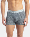 Tactel Microfiber Elastane Stretch Printed Trunk with Moisture Move Properties - High Rise