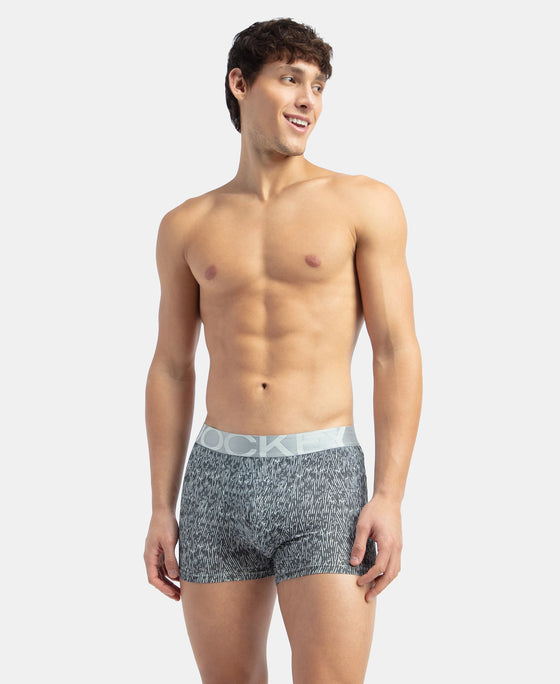 Tactel Microfiber Elastane Stretch Printed Trunk with Moisture Move Properties - High Rise