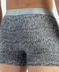 Tactel Microfiber Elastane Stretch Printed Trunk with Moisture Move Properties - High Rise