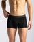 Tactouch Microfiber Elastane Stretch Seamfree Bonded Tech Solid Trunk with Internal Breathable Mesh - Black