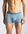 Tactouch Microfiber Elastane Stretch Seamfree Bonded Tech Solid Trunk with Internal Breathable Mesh - Blue Shadow
