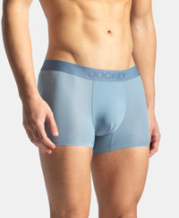 Tactouch Microfiber Elastane Stretch Seamfree Bonded Tech Solid Trunk with Internal Breathable Mesh - Blue Shadow