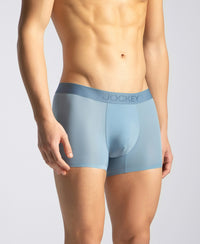 Tactouch Microfiber Elastane Stretch Seamfree Bonded Tech Solid Trunk with Internal Breathable Mesh - Blue Shadow