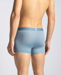 Tactouch Microfiber Elastane Stretch Seamfree Bonded Tech Solid Trunk with Internal Breathable Mesh - Blue Shadow