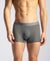 Tactouch Microfiber Elastane Stretch Seamfree Bonded Tech Solid Trunk with Internal Breathable Mesh - Grey