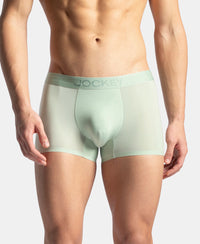 Tactouch Microfiber Elastane Stretch Seamfree Bonded Tech Solid Trunk with Internal Breathable Mesh - Pistachio