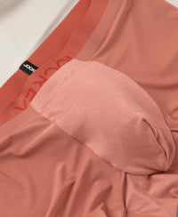 Tactouch Microfiber Elastane Stretch Seamfree Bonded Tech Solid Trunk with Internal Breathable Mesh - Terracotta