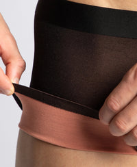 Texcelight Microfiber Elastane Stretch Seamfree Bonded Tech Solid Trunk with Internal Breathable Mesh - Black