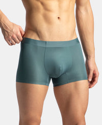 Texcelight Microfiber Elastane Stretch Seamfree Bonded Tech Solid Trunk with Internal Breathable Mesh - Forest Green