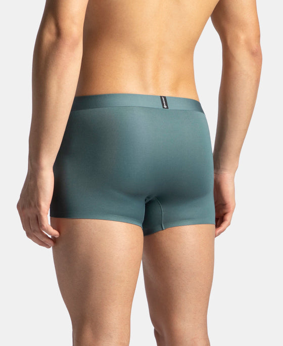 Texcelight Microfiber Elastane Stretch Seamfree Bonded Tech Solid Trunk with Internal Breathable Mesh - Forest Green