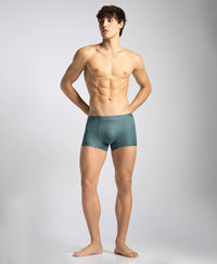 Texcelight Microfiber Elastane Stretch Seamfree Bonded Tech Solid Trunk with Internal Breathable Mesh - Forest Green