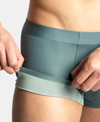 Texcelight Microfiber Elastane Stretch Seamfree Bonded Tech Solid Trunk with Internal Breathable Mesh - Forest Green