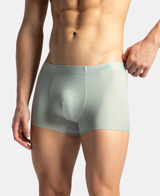 Texcelight Microfiber Elastane Stretch Seamfree Bonded Tech Solid Trunk with Internal Breathable Mesh - Smoke Yellow