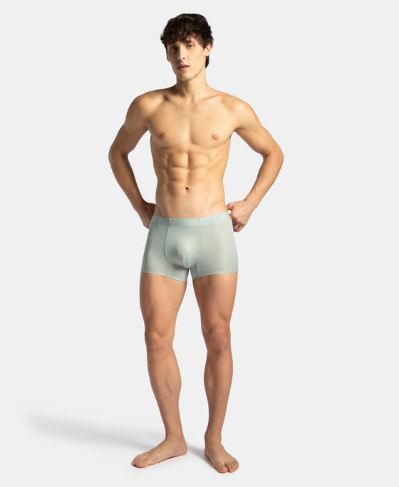 Texcelight Microfiber Elastane Stretch Seamfree Bonded Tech Solid Trunk with Internal Breathable Mesh - Smoke Yellow