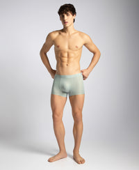 Texcelight Microfiber Elastane Stretch Seamfree Bonded Tech Solid Trunk with Internal Breathable Mesh - Smoke Yellow