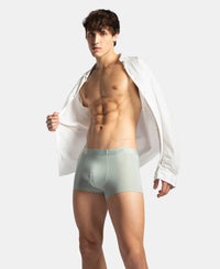 Texcelight Microfiber Elastane Stretch Seamfree Bonded Tech Solid Trunk with Internal Breathable Mesh - Smoke Yellow