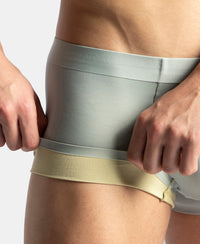 Texcelight Microfiber Elastane Stretch Seamfree Bonded Tech Solid Trunk with Internal Breathable Mesh - Smoke Yellow