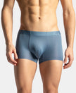 Texcelight Microfiber Elastane Stretch Seamfree Bonded Tech Solid Trunk with Internal Breathable Mesh - Sunrise Blue