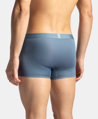Texcelight Microfiber Elastane Stretch Seamfree Bonded Tech Solid Trunk with Internal Breathable Mesh - Sunrise Blue
