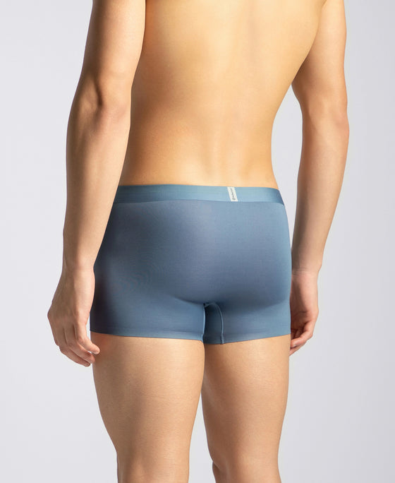 Texcelight Microfiber Elastane Stretch Seamfree Bonded Tech Solid Trunk with Internal Breathable Mesh - Sunrise Blue