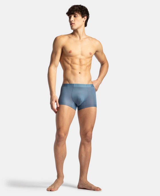 Texcelight Microfiber Elastane Stretch Seamfree Bonded Tech Solid Trunk with Internal Breathable Mesh - Sunrise Blue