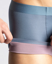 Texcelight Microfiber Elastane Stretch Seamfree Bonded Tech Solid Trunk with Internal Breathable Mesh - Sunrise Blue