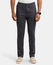 Super Combed Cotton Rich Elastane Stretch Slim Fit All Day Pants with Pockets - Navy