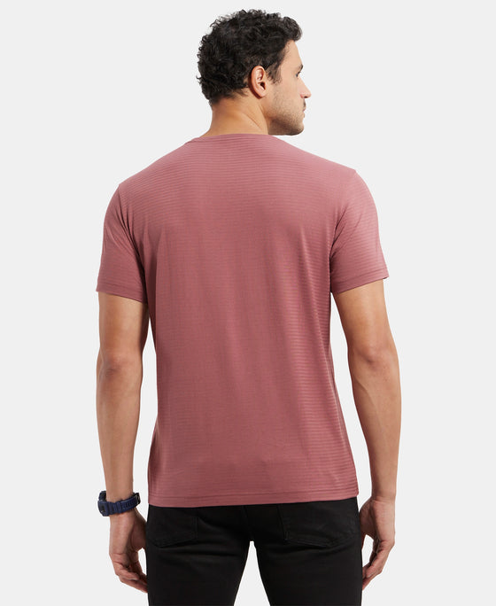 Super Combed Supima Cotton Round Neck Half Sleeve T-Shirt - Wild Ginger