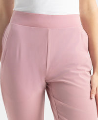 Environment Friendly Recycled Microfiber All Day Pants with StayFresh Treatment - Lilas