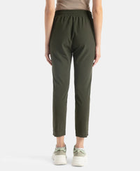 Environment Friendly Recycled Microfiber All Day Pants with StayFresh Treatment - Olive