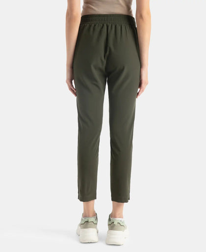 Environment Friendly Recycled Microfiber All Day Pants with StayFresh Treatment - Olive