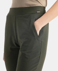 Environment Friendly Recycled Microfiber All Day Pants with StayFresh Treatment - Olive