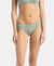 Medium Coverage Tencel Lyocell Elastane Stretch Mid Waist Bikini With Concealed Waistband and StayFresh Treatment - Iceberg Green