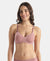 Wirefree Padded Tencel Lyocell Elastane Stretch Full Coverage Multiway TShirt Bra with Adjustable Straps - Nostalgia Rose