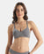 Wirefree Padded Tencel Lyocell Elastane Stretch Full Coverage Multiway TShirt Bra with Adjustable Straps - Quiet Shade