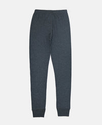Kid's Super Combed Cotton Rich Brushed Thermal Long John with StayWarm Treatment - Charcoal Melange