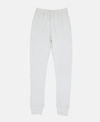 Kid's Super Combed Cotton Rich Brushed Thermal Long John with StayWarm Treatment - Off White
