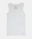 Kid's Super Combed Cotton Rich Brushed Thermal Muscle Vest with StayWarm Treatment - Off White