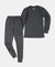 Extra Warmth Kid's Super Combed Cotton Rich Thermal Set with StayWarm Technology - Charcoal Melange
