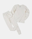 Extra Warmth Kid's Super Combed Cotton Rich Thermal Set with StayWarm Technology - Off White