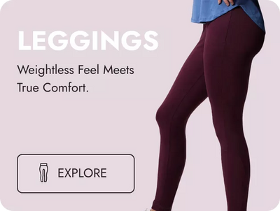 Buy Pink & Grey Leggings for Women by JOCKEY Online